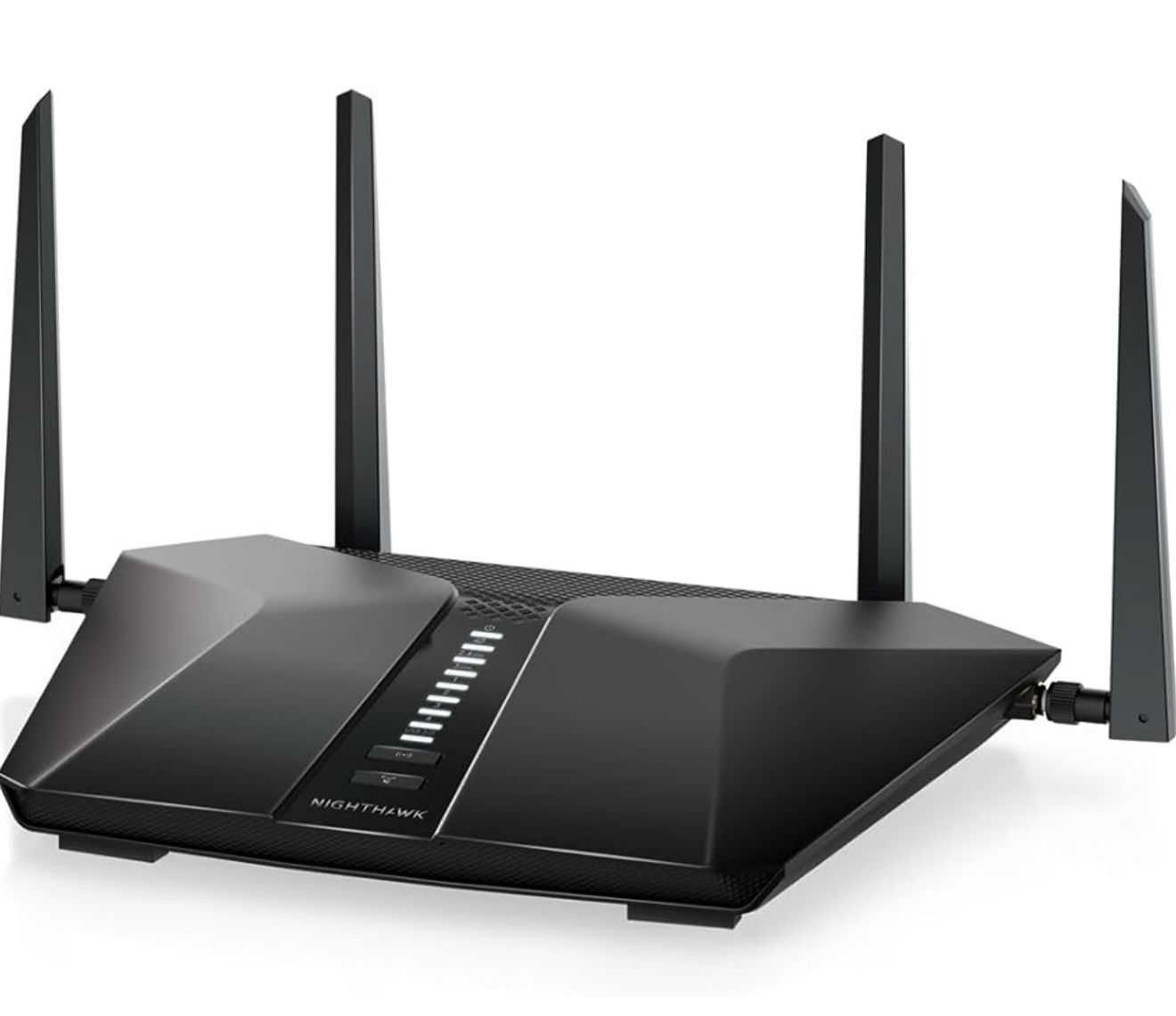NETGEAR Nighthawk 6-Stream Dual-Band WiFi 6 Router (RAX54S) – Security Features, AX5400 Wireless Speed, Up to 5.4 Gbps, Covers up to 2,500 sq. ft., 25