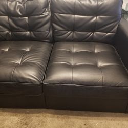 Like New Slightly Used Leather Like Couch/Sofa $150
