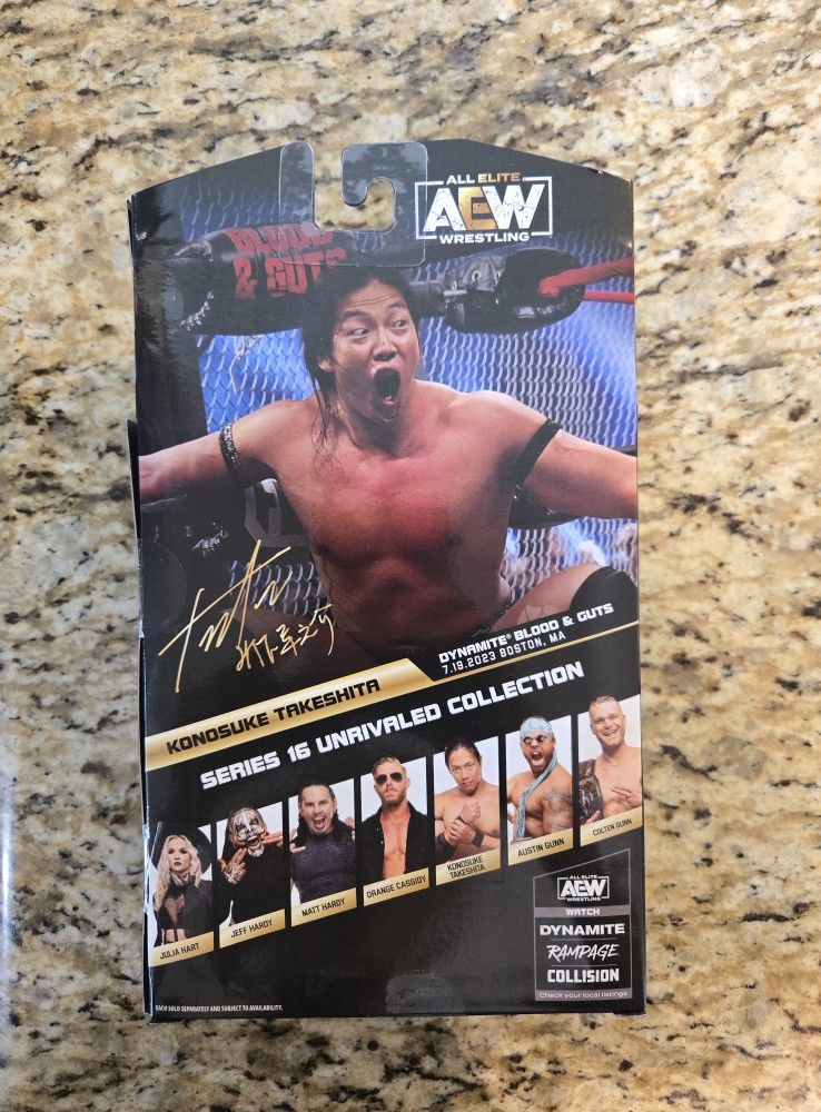 AEW Unrivaled Collection Series 16 Konosuke Takeshita Chase 1 of