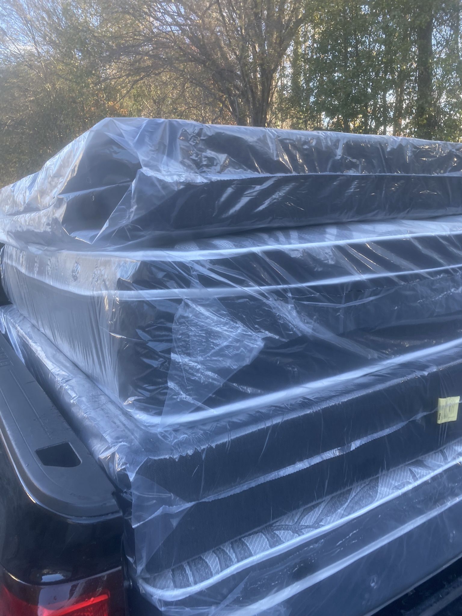 King Pillowtop Set New In Plastic Free Delivery In Atlanta