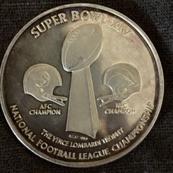 Steelers Vs Rams Silver Coin 
