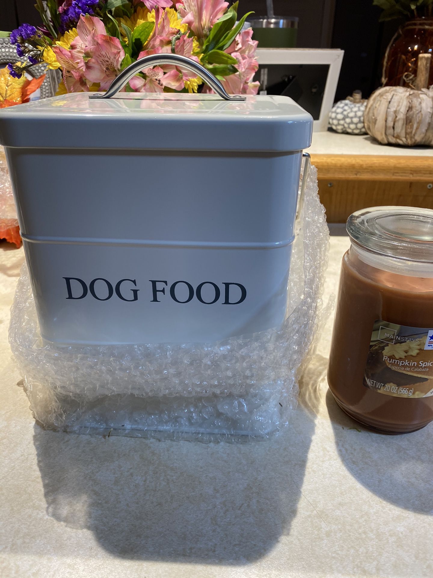 Dog food/treat container