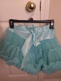 Frilly Ruffled tulle layered petticoat skirt girls 6-10 years adjustable waist child