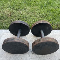 56lb Dumbbells Thick Grip