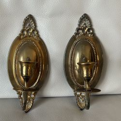 Brass Candle Wall Sconces