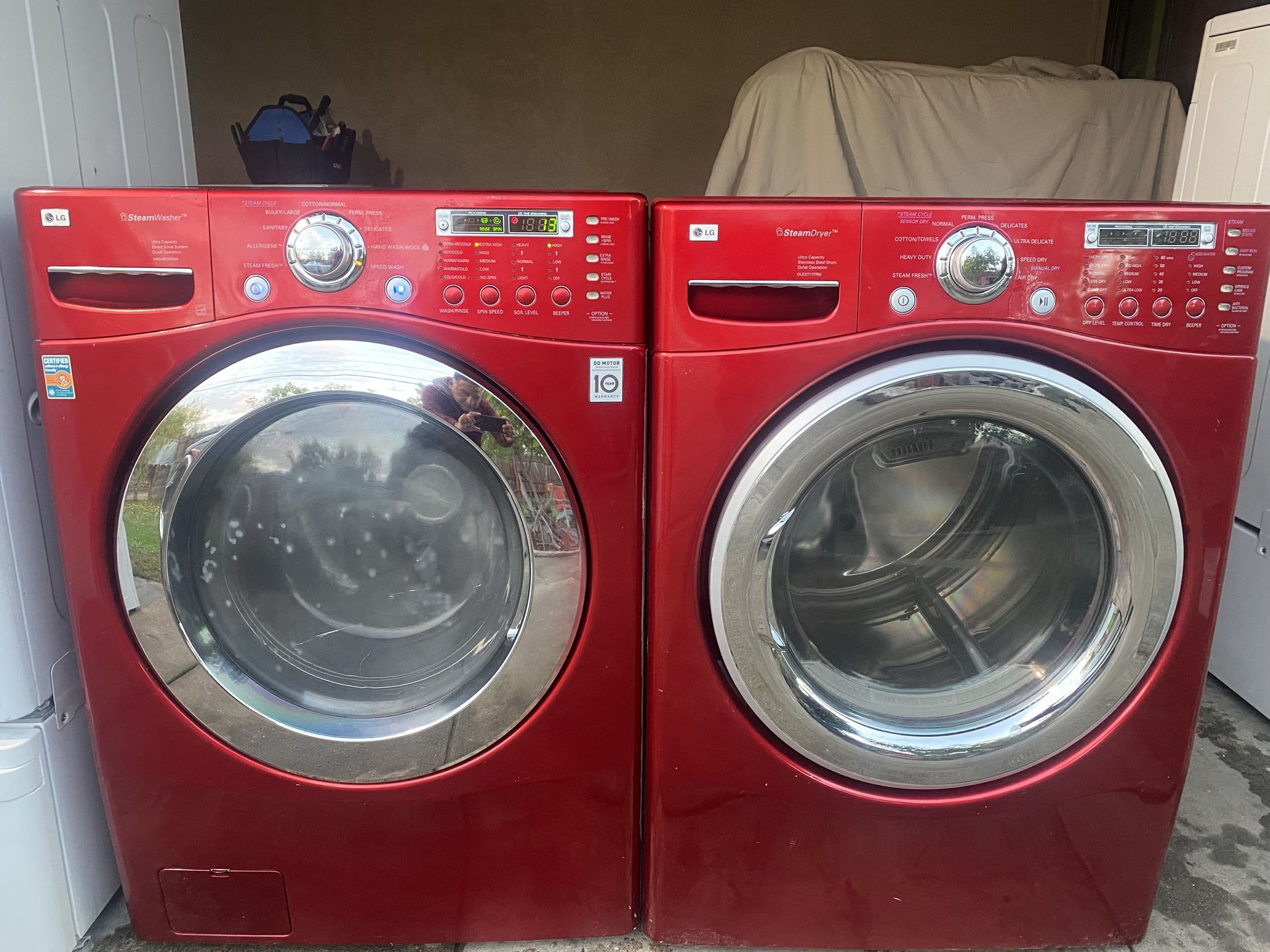 LG Washer And Electric Dryer