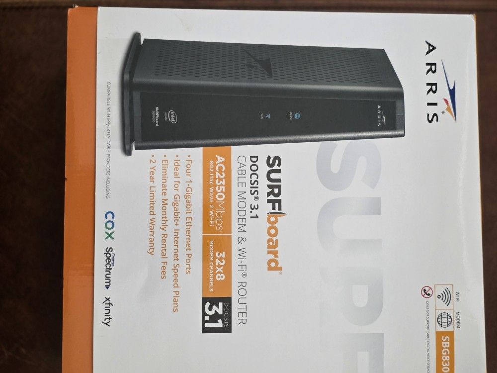 Arris Surfboard Sbg8300 Docsis 3.1 Modem Router Combo