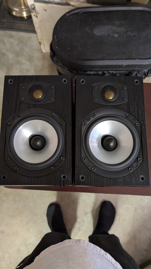 Monitor Audio Bookshelf Speakers.