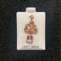 14Kt Kunz Gem Pendant 