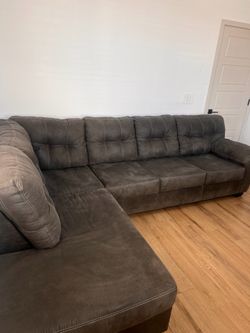 Gray sectional couch FREE DELIVERY!