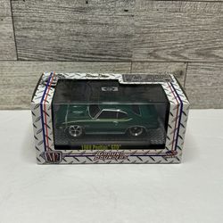 M2 Machines Ground Pounders Green ‘1969 Pontian GTO • Die Cast Metal • Made in China Scale 1:64