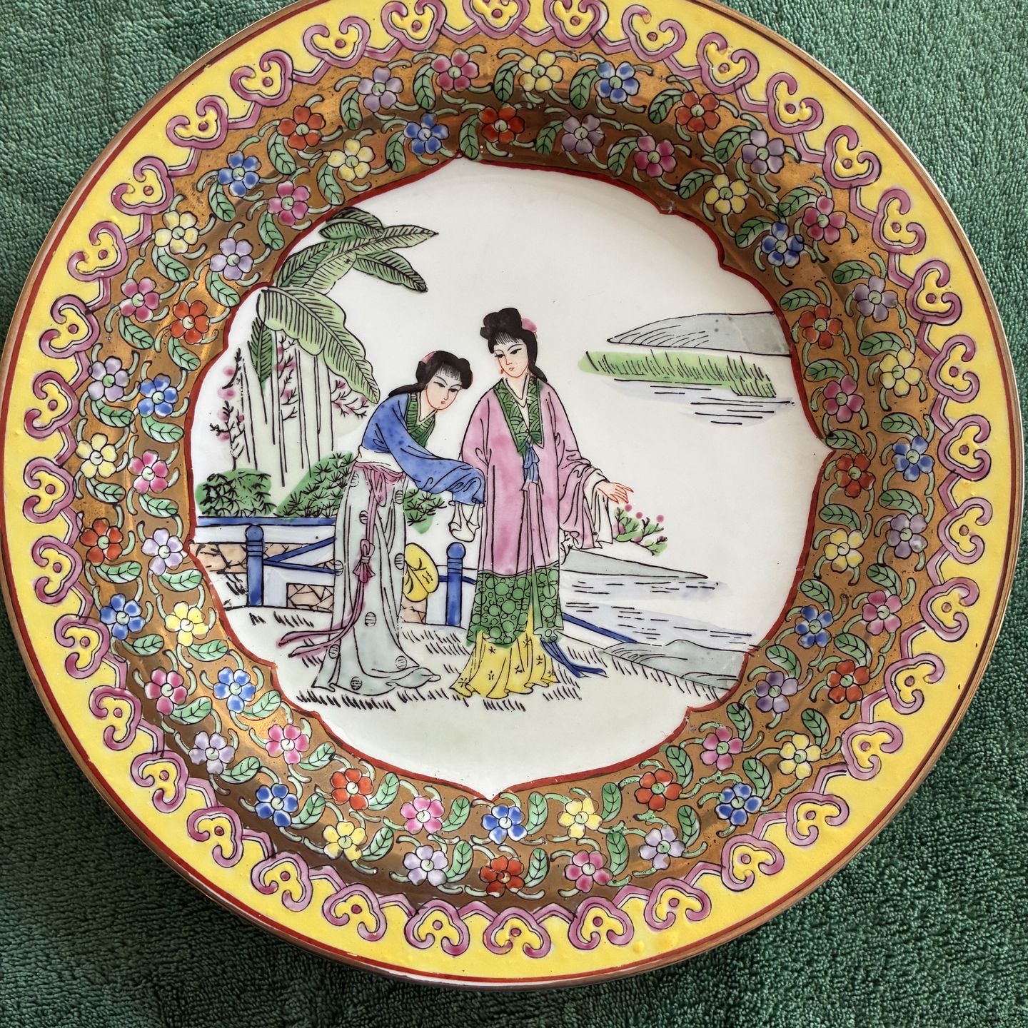 Plate, Chinese vintage porcelain