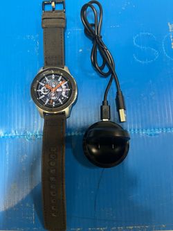 SAMSUNG Galaxy Watch SM-R800 46MM Bluetooth Smartwatch-Silver/Nylon band