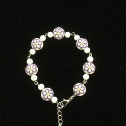 FLOWERS PATTERN 🌸🌸 BRACELET, NEW, !!!!!!!