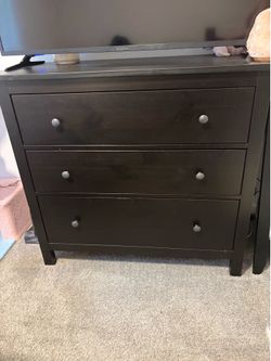 Black dresser