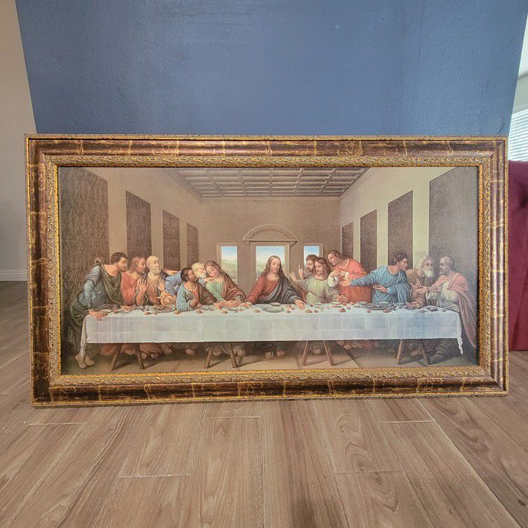 Last Supper Painting (Leonardo da Vinci)