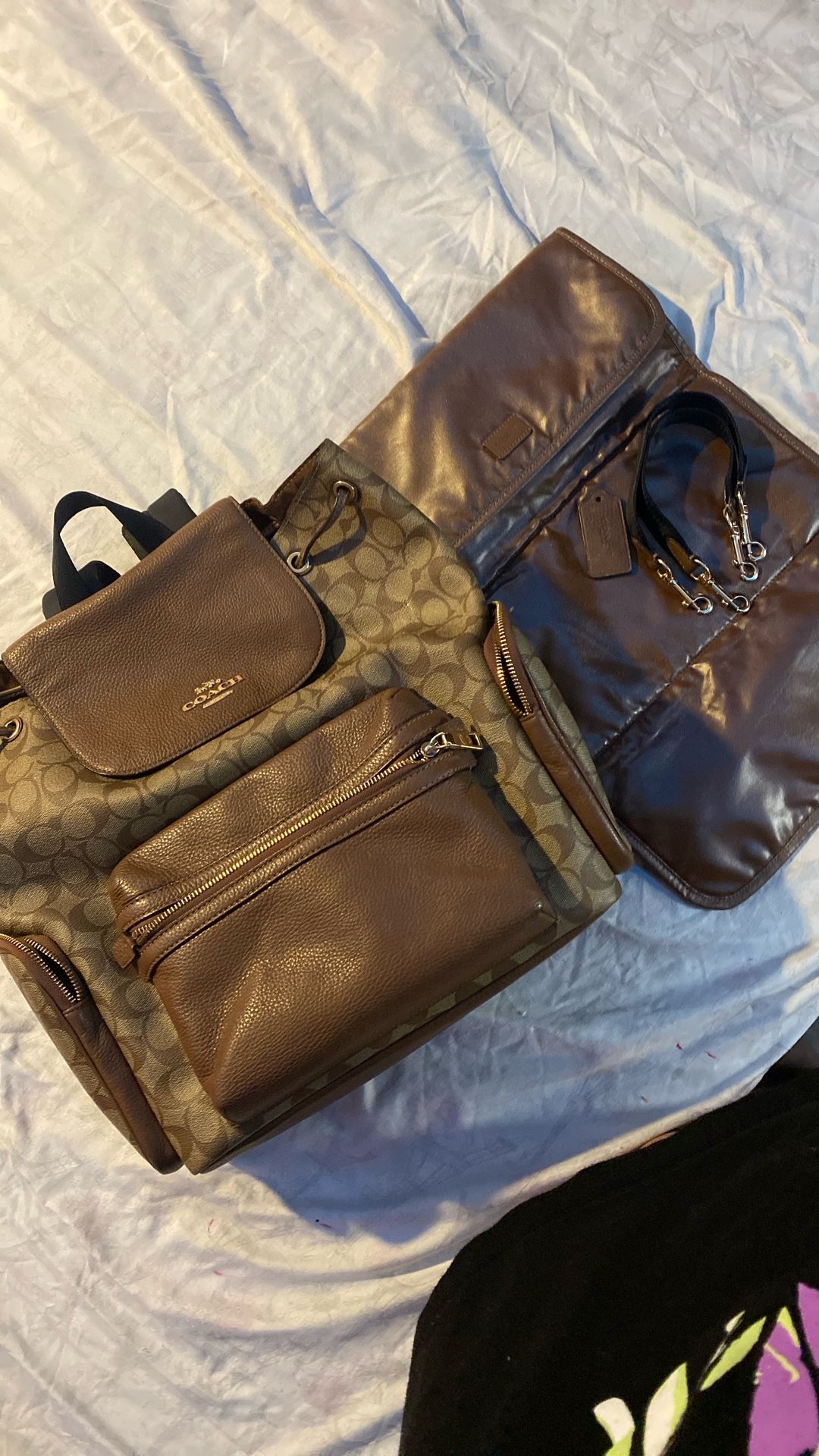 Coach Backpack Diaper Bag 