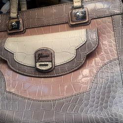 Guess 3toned Snakeskin Looking Purse