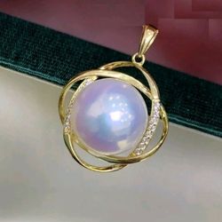 Button Akoya Pearl 10mm (Pendant)