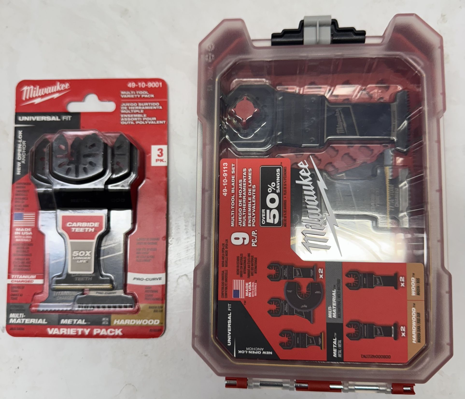 12 Milwaukee Multi Tool Bits