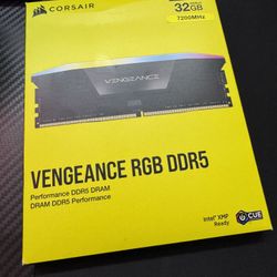 Corsair DDR5 RAM 7200 MHz 32GB INTEL XMP