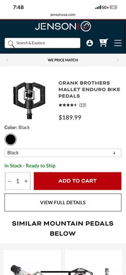 Clipless Pedals Crank Brothers