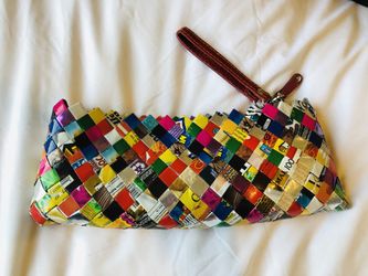 A Super Sweet Candy Wrappers Clutch