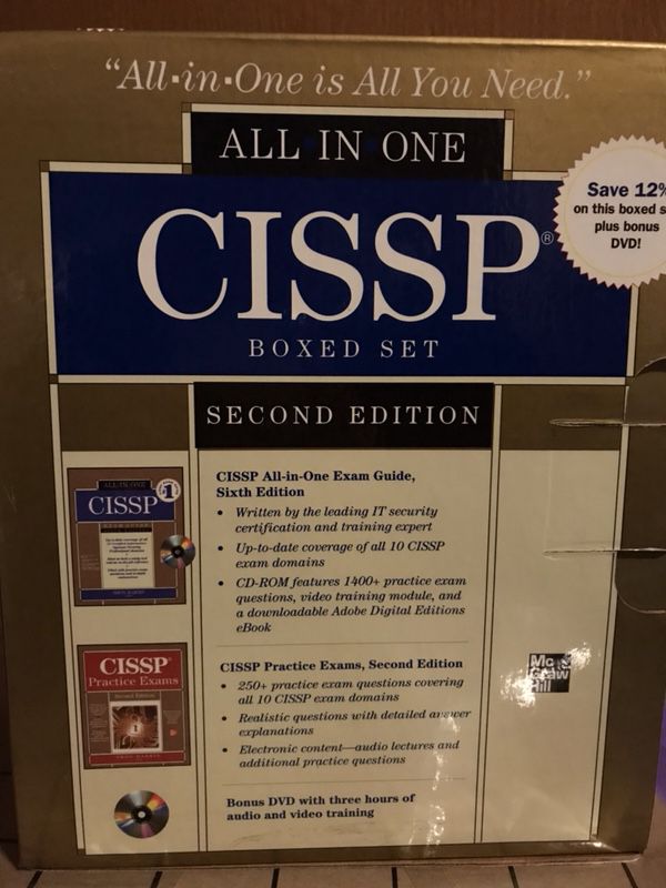 CISSP certification study books information security