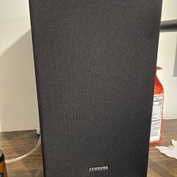 Samsung Soundbar And Subwoofer 