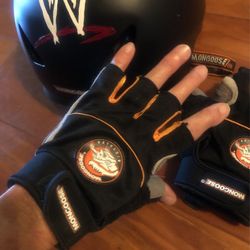 Mongoose Helmet And Bikegloves