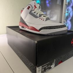 Jordan 3 Fire Red