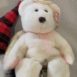 TY Baby Angel Pink Ribbon 12" Inches