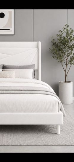 White Twin Upholstered Storage Bed | Space-Saving Design