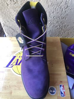 Lakers Timberland Boots