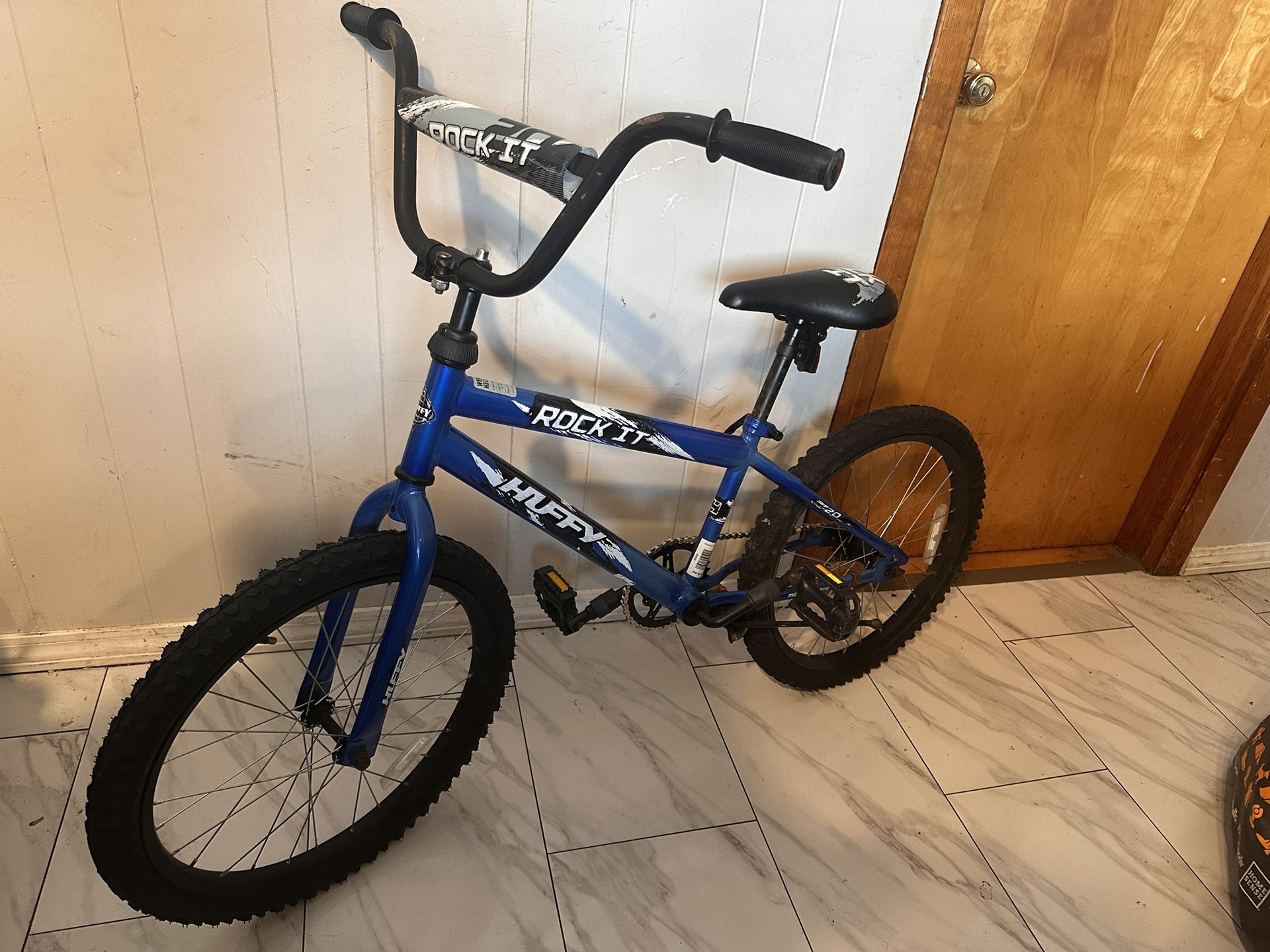 Huffy 20" Rock It Kids' Bike, Fits Riders 3'7" - 4'7", Blue, Child, Boy's