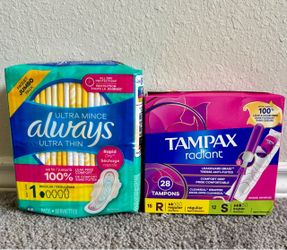 Always/Tampax $5 Each