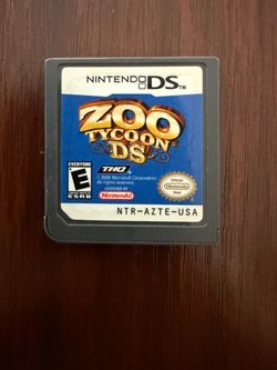 Zoo Tycoon DS game