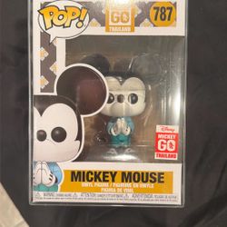 Mickey Mouse Thailand Funko Pop with cover case