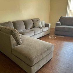 Take Home Pay Later Only $39 Down Payment 🌟L Shaped Modular Sectional With Chaise Right/Left  Color Options Fast Delivery,