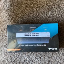 D-Link 16 Port Ethernet Switch 1gb