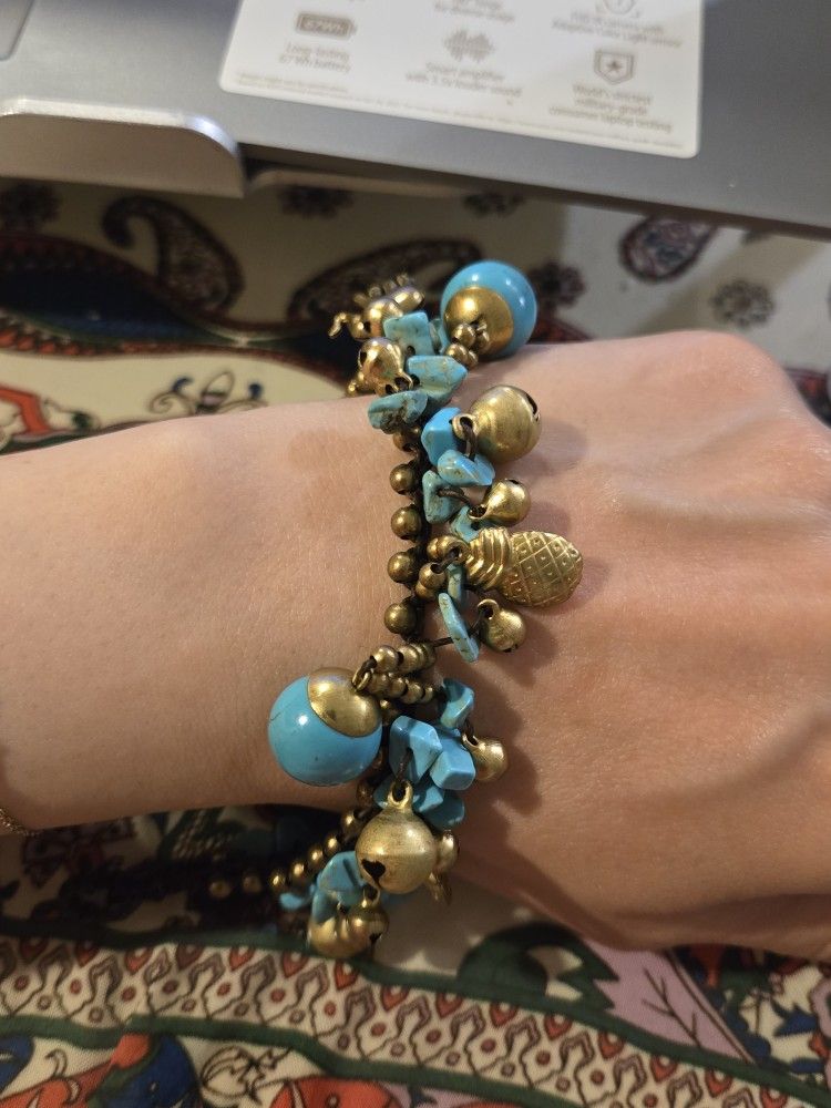 Cute Turquoise Thai Bracelet