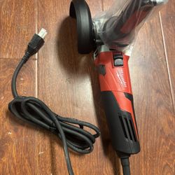 Milwaukee 13 Amp 5 in. Small Angle Grinder with Dial Speed