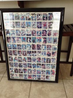 Baseball cards Uncut