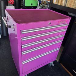 The Original 26" Pinkbox Tool Box Rolling Tool Chest 