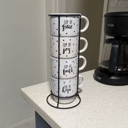 Coffee Cups With Stand