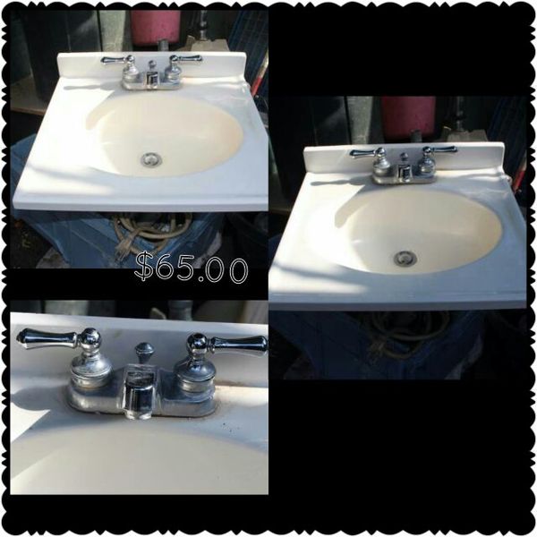 Rsi Home Products Premium Cultured Vanity Top Sink With Faucet 45sold