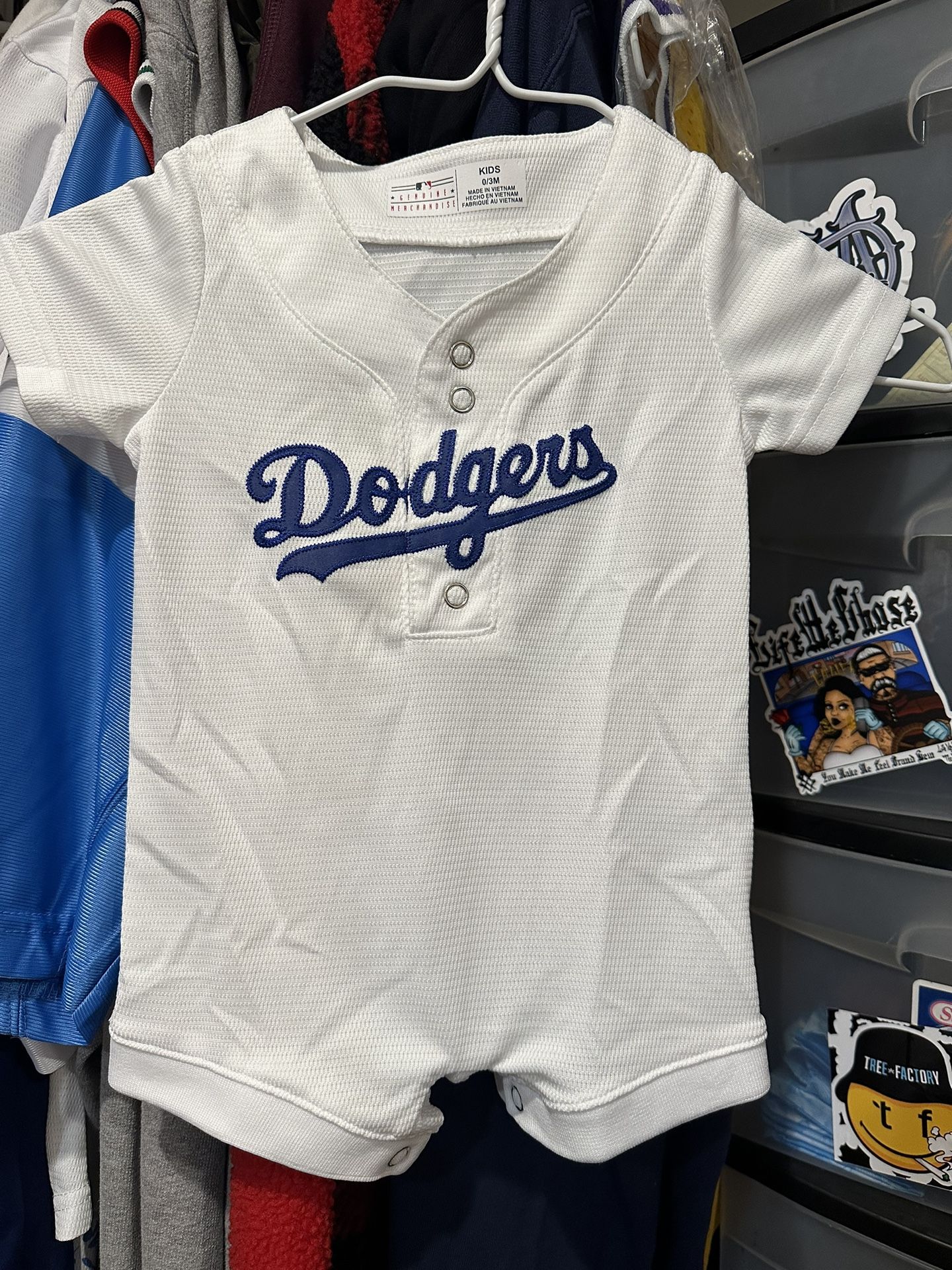 Dodgers Baby Onesie 0-3 M