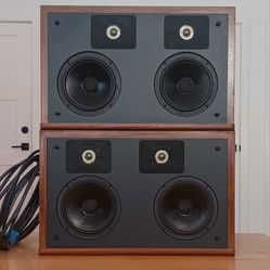 Vintage Polk SDA CRS Speakers with Cable 