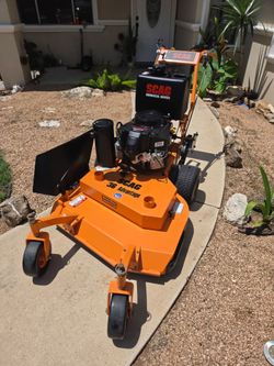 Scag 36 Advantage Mower W/Kawasaki & Jungle Wheels Stand-On OBO