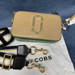 Marc Jacobs Snapshot  Crossbody Bag Sandcastle Multi